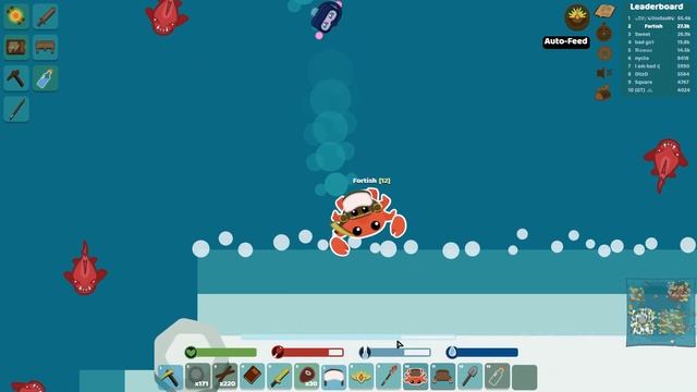 Starve.io - How To Train Your Baby Dragon & King Crabs - Starve.io Update