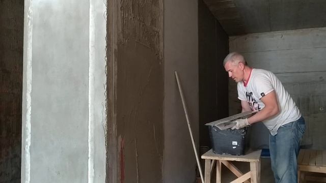 Цементная штукатурка для новичков смотреть онлайн
