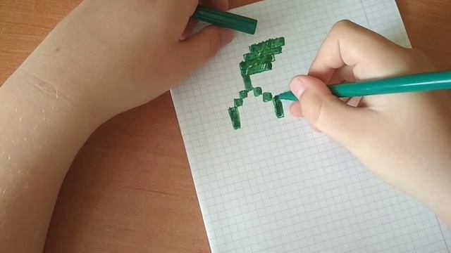 РИСОВАНИЕ ПО КЛЕТОЧКАМ ВИШНЯ//КАК НАРИСИСОВАТЬ ПО КЛЕТОЧКАМ ВИШНЮ#pixilart#рисование по клеточкам. смотреть онлайн