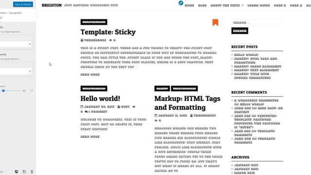 How To Change Fonts - Brighton - Free WordPress Blog Theme смотреть онлайн