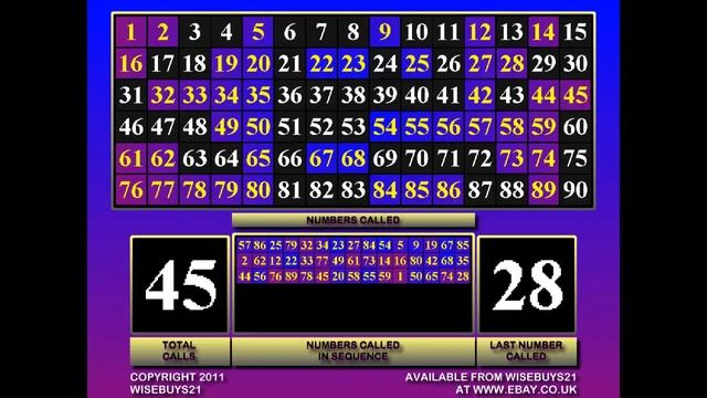 Wisebuys21 Bingo Software Game 1 смотреть онлайн