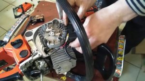 Зазор катушки зажигания бензопилы.mp4