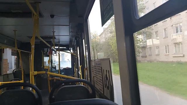 Автобус, маршрут №48 (полный рейс) ЛиАЗ-5293.60 б.3845 (22.05.2022) Санкт-Петербург