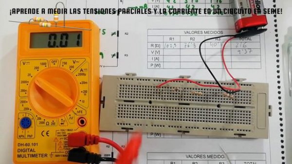 Circuito Serie de Resistencias PRACTICA 1 Medida de V, I y Ω