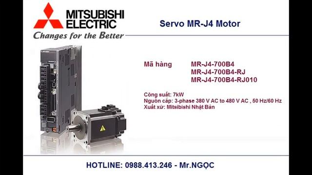MR-J4-700B, MR-J4-700B4, MR-J4-700B4-RJ giá tốt nhất 0988413246 - Mr.Ngọc смотреть онлайн