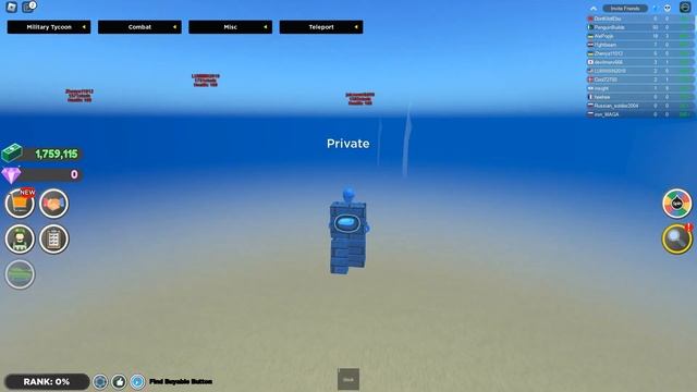 Roblox Military Tycoon Esp Event Parts and İnfinite Money смотреть онлайн