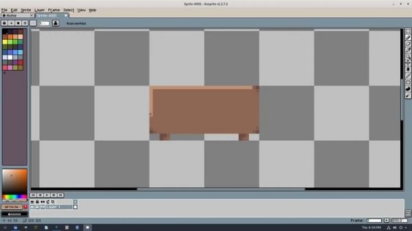 Pixel Art Table Tutorial - Aseprite / Libresprite