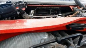 How to remove ECU (ECM) VW Golf Mk4, Jetta, Bora in 2 steps