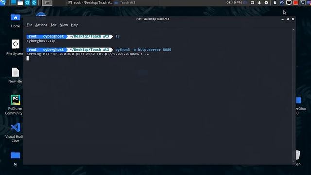 How to Start a HTTPserver in python - Linux смотреть онлайн