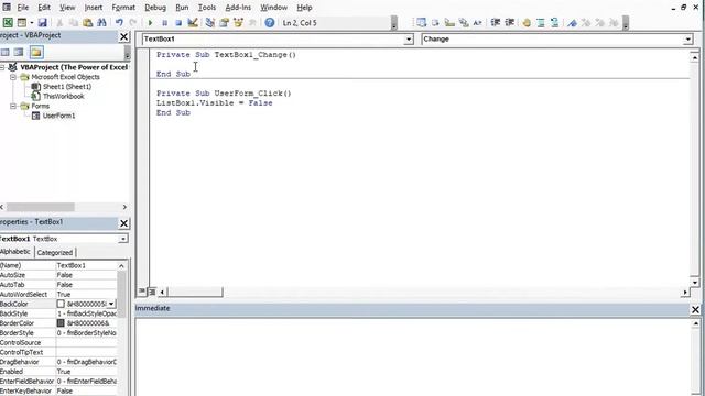 The Power of Excel - VBA Form suggestion box PART 1 listbox autocomplete смотреть онлайн
