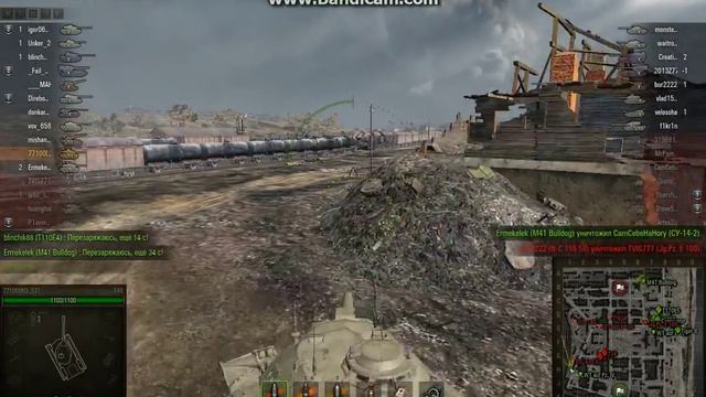 worldoftanks думал-пропал..ан нет..выкрутился-отправив двоих в ангар. смотреть онлайн