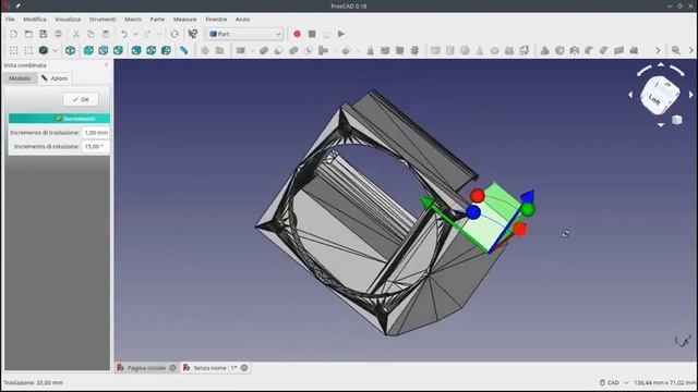 Modificare file STL con FreeCad смотреть онлайн