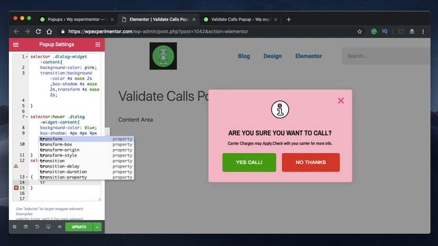 Custom CSS with Elementor Popups: Add Subtle OnHover Animations смотреть онлайн