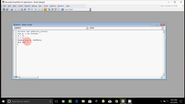 Excel Vba Pragramming - Add,sub,Multiplication,Division смотреть онлайн