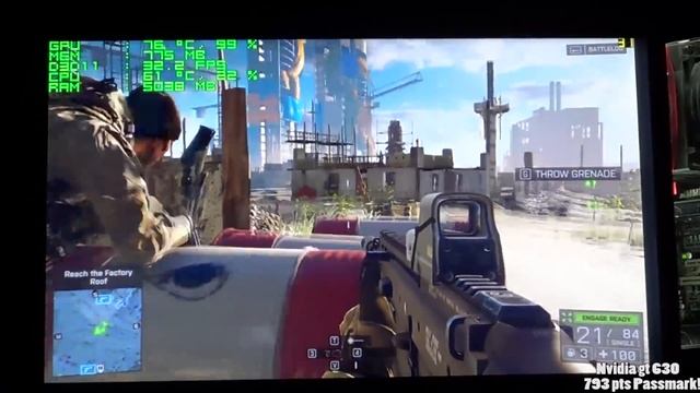 Jugando en una Nvidia GT 630 al 100%(benchmarks) смотреть онлайн