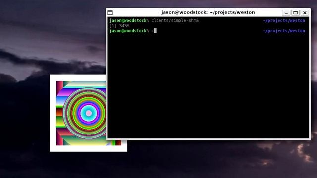 Java client-side wayland bindings demonstration: simple-shm смотреть онлайн
