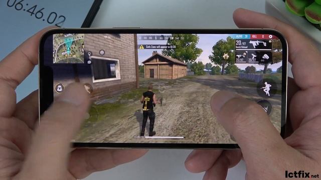 iPhone 13 Pro Free Fire Gaming test | Apple A15 Bionic, 6GB Ram смотреть онлайн