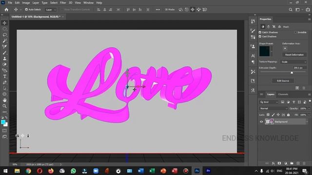 Photoshop 3D Text Tutorial in Tamil смотреть онлайн
