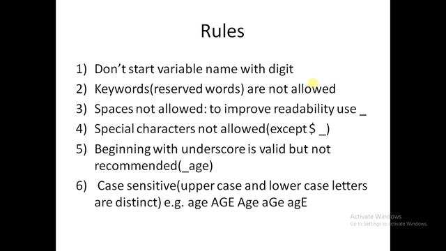 naming convention in java смотреть онлайн