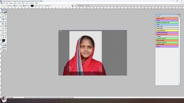 How To Make Passport Size Photo In Photoshop || Photoshop Actions