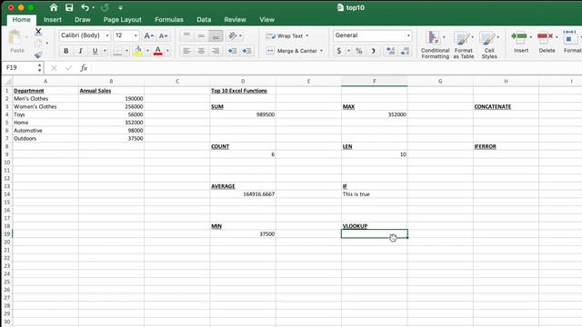 Excel Tutorial: Top 10 Excel Functions смотреть онлайн