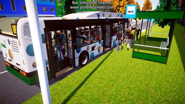 Proton Bus Simulator - Zerniki Map with Traffic AI's смотреть онлайн
