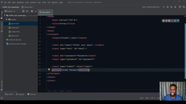 06 Learn HTML, CSS and JavaScript - Create A Form with HTML Part 1 смотреть онлайн