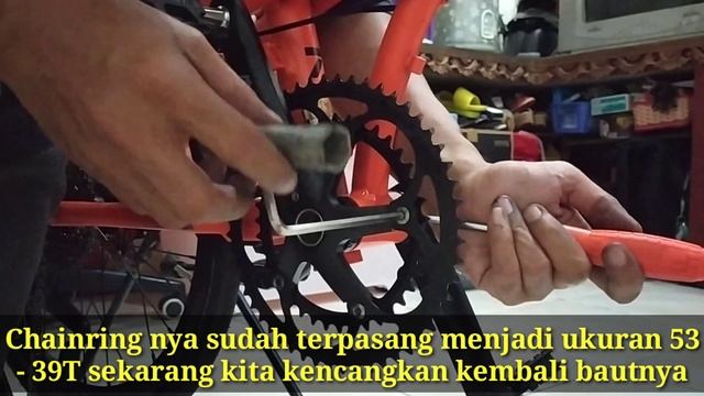 UPGRADE SEPEDA LIPAT SINGLE CHAINRING JADI DUAL CHAINRING 53-39T // KATANYA BIKIN ENTENG DI TANJAKA смотреть онлайн