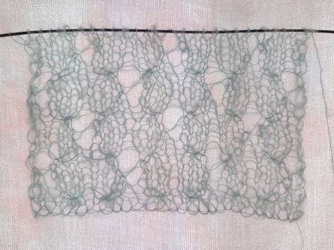 Узор из журнала Let's Knit Series Easy Lace Knitting Pattern