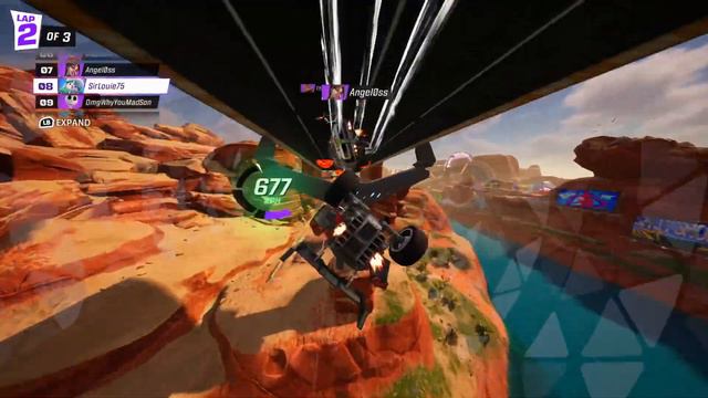 Rocket Racing - Airborne 2 - From 12th Place to 1st Place (Full Race) смотреть онлайн