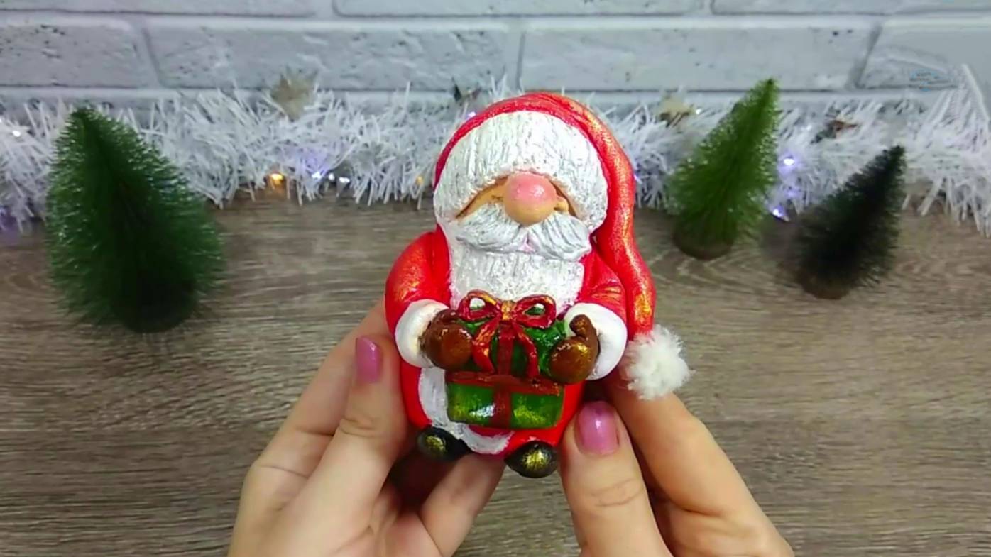 Санта Клаус. Поделки. DIY. смотреть онлайн