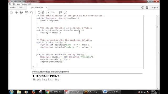 Programming in Java : Chapter-6 Java Variable Types (Basic Variable Types) смотреть онлайн