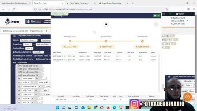 ? ROBÔ BINARY DERIV GRÁTIS - BOT MERCENÁRIOS #43 DIFFERS ANÁLISE DE PORCENTAGEM - TRADER BOTS CLUB смотреть онлайн