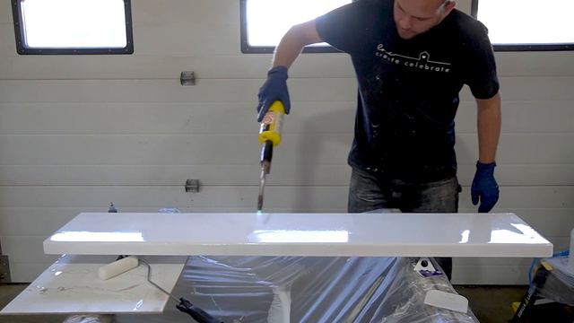 Faux Marble Finish with epoxy resin | DIY Makeup Vanity смотреть онлайн