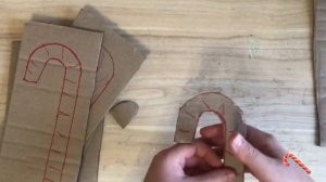 "Candy knife" из картона стандофф 2!  Нож леденец из картона.