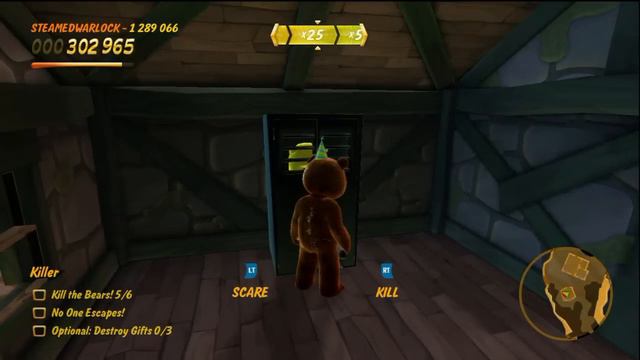 naughty bear 1-1 killer party massacre HD смотреть онлайн