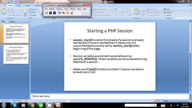 PHP - session_start session_destroy смотреть онлайн