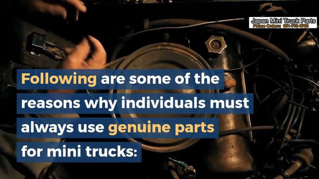 Always use genuine parts for your mini truck to boost its performance смотреть онлайн