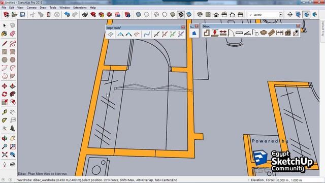 Dibac-plugin Tool For SketchUp