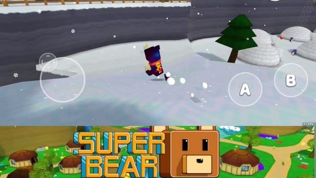 BERUANG KOSMIK INI MAU JATUH !! APAKAH BISA SELAMAT?? SUPER BEAR ADVENTURE смотреть онлайн