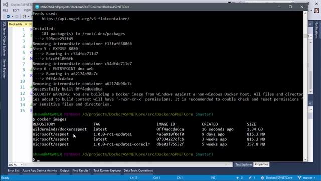 Docker and ASP.NET Core смотреть онлайн