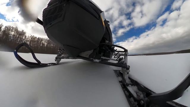 BRP Lynx x-terrain 600R - Работа передней подвески смотреть онлайн