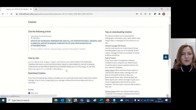 Как скачать библиографическую информацию о статье смотреть онлайн