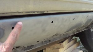 замена ржавого порога Kia Sportage 1 и колесных арок ( часть 1)