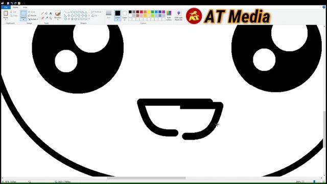 Drawing Cartoon Character in MS Paint смотреть онлайн