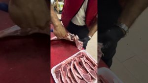 Баранина пистолетики. Правильная нарезка