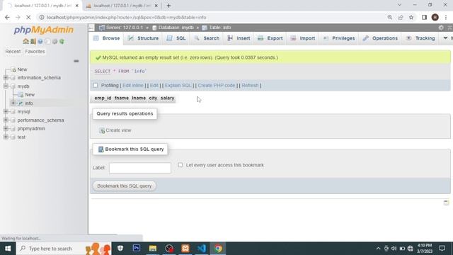 How to insert data in a table on XAMPP MySQL | Absolute For Beginners | in 2023 | Rojkhoj смотреть онлайн