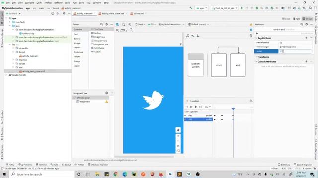 Create Animated Splash Screen in Android Studio | Tutorial смотреть онлайн