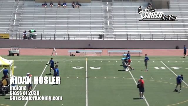 Aidan Hosler-Class of 2020 Kicker/Punter Underclassman Invitational 7/20 смотреть онлайн