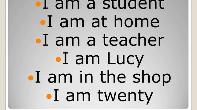 Глагол TO BE / объяснение на примерах смотреть онлайн